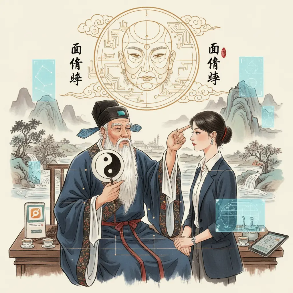 算命師傅 - 面相學