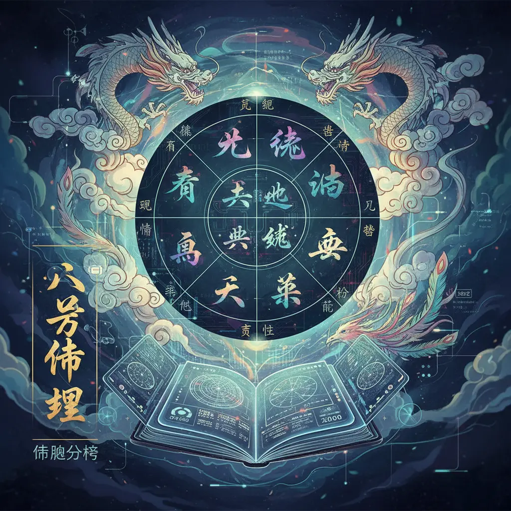 八字命理 - 八字命盤